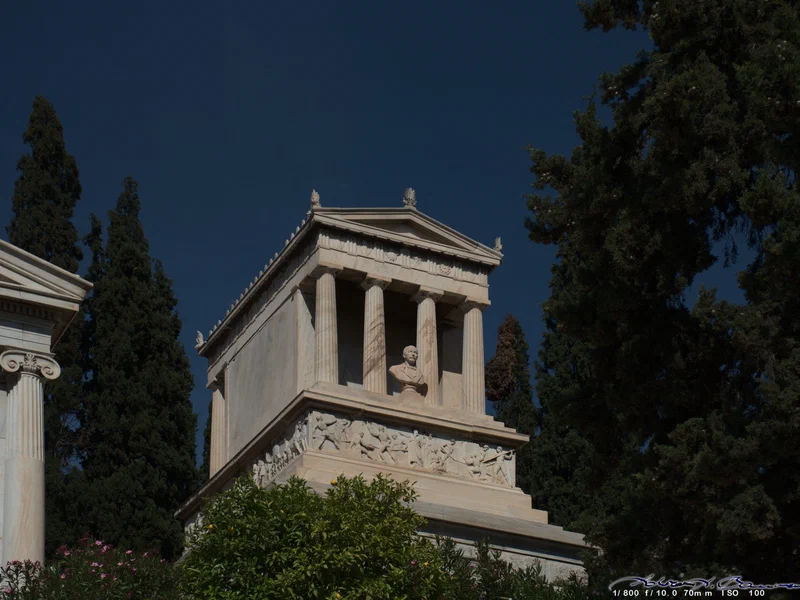 Heinrich and Sophia Schliemann at the Athens First National Cemetery