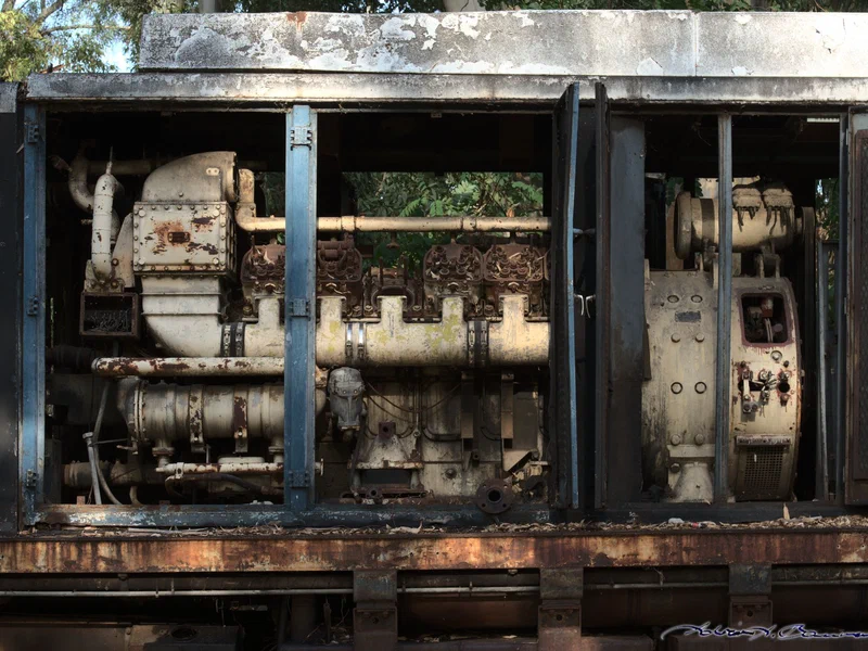 The diesel engine at Myloi