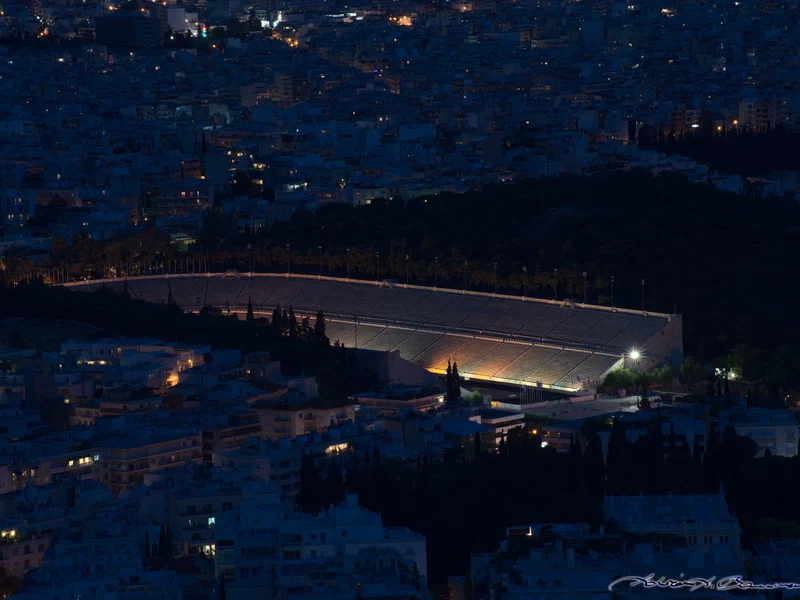 The Panathenaic Stadium, or "Καλλιμάρμαρο" (beautiful marble) - the only stadium in the world constructed entirely of marble, and nearly 2500 years old.